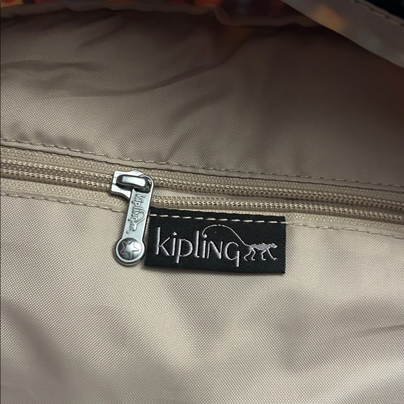 Kipling Multicolor Striped Backpack - Picture 8 of 9